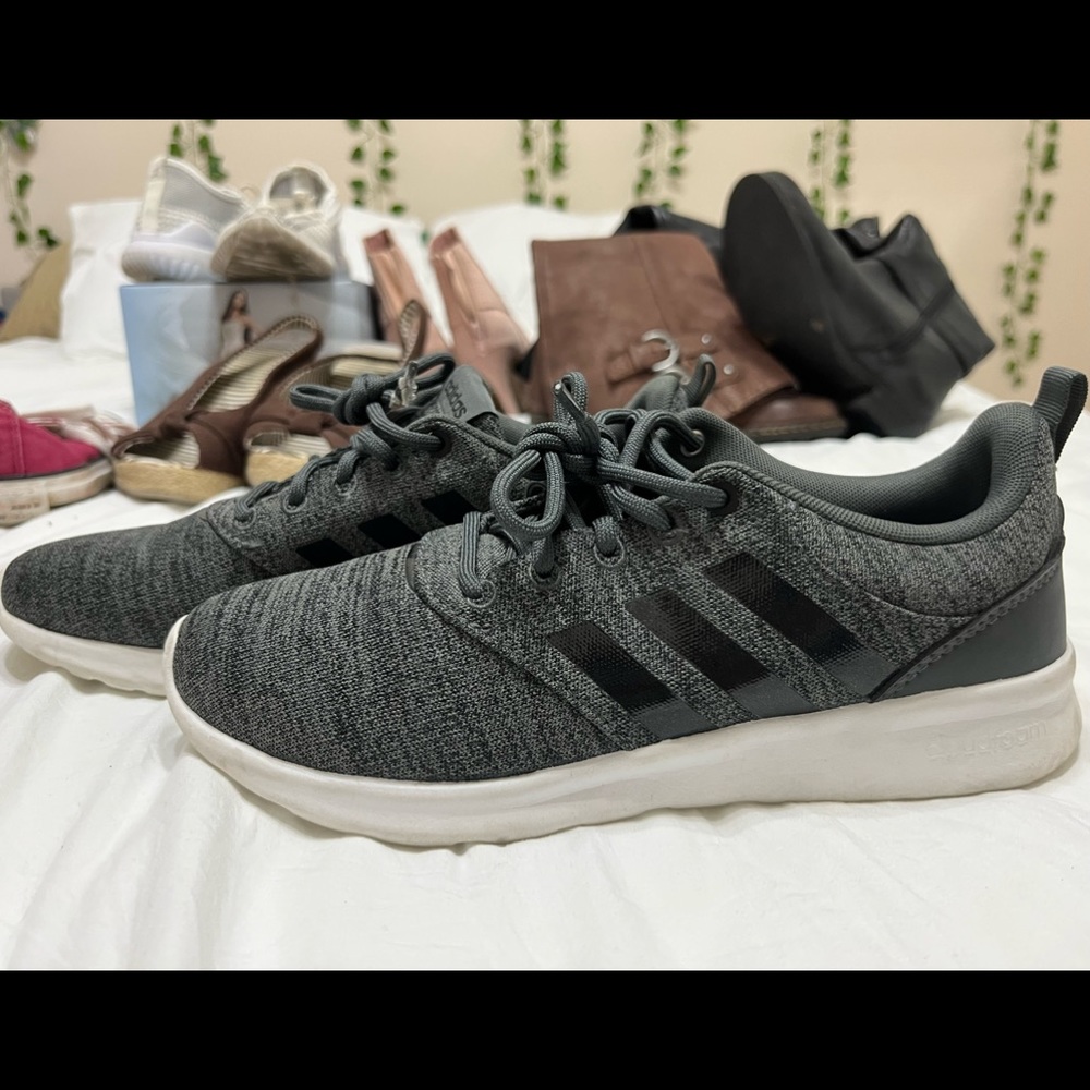 Dark Grey Adidas running shoes!!!